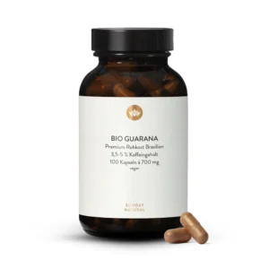 Orgaaniline guarana 700 mg kapslid 3,5–5% kofeiiniga